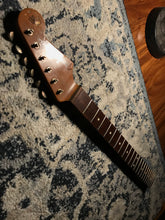 Load image into Gallery viewer, HEAVY RELIC HARD MAPLE STRATOCASTER NECK WITH BRAZILIAN RW FB
